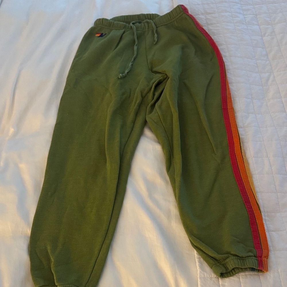 Aviator Nation 5 Stripe Women’s Medium Sweatpants